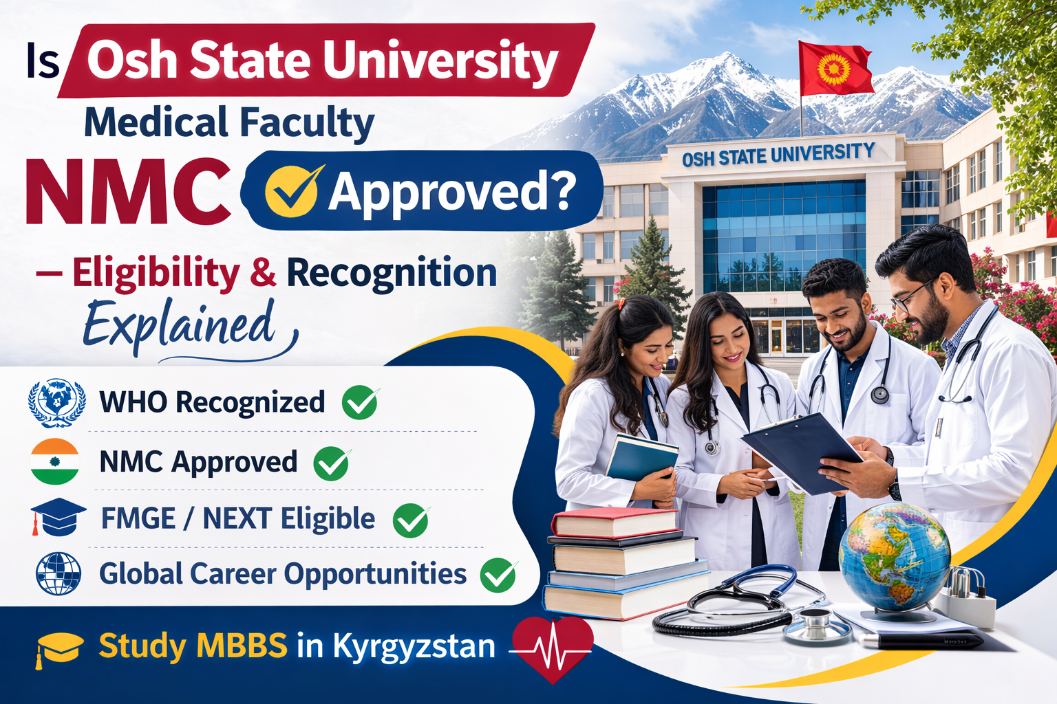 Is Osh State University Medical Faculty NMC Approved? Eligibility & Recognition Explained